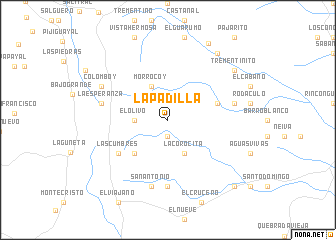 map of La Padilla