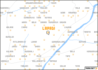 map of Lapadi