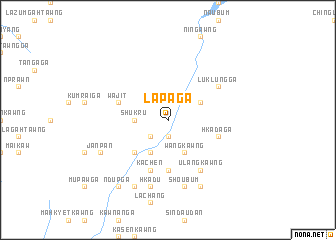 map of Lāpa Ga