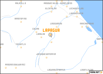 map of La Pagua