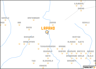 map of Lapaho