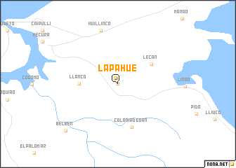 map of Lapahue