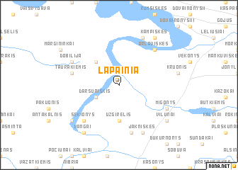 map of Lapainia