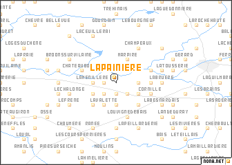 map of La Painière