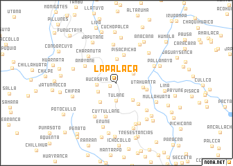 map of Lapalaca