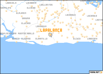 map of La Palanca