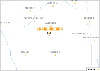 map of La Palangana