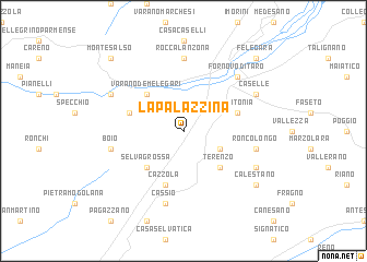 map of La Palazzina