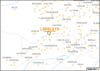 map of La Paleta