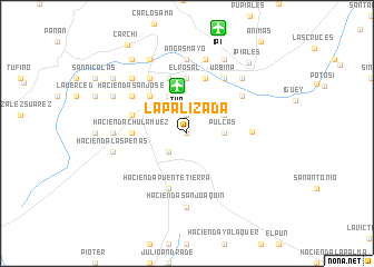 map of La Palizada