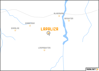 map of La Paliza