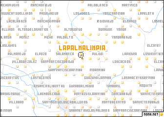 map of La Palma Limpia