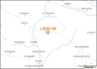 map of La Palma