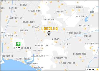 map of La Palma