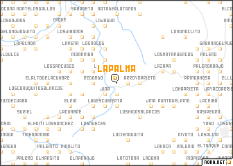 map of La Palma