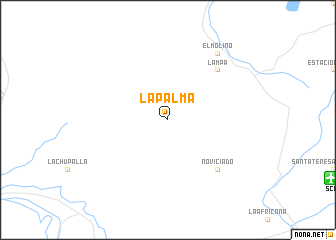 map of La Palma