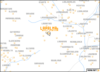map of La Palma