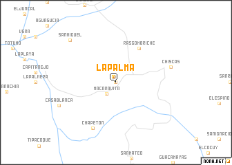 map of La Palma