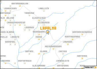 map of La Palma