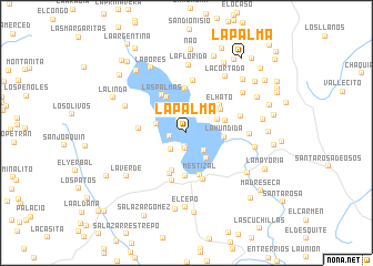 map of La Palma