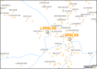 map of La Palma