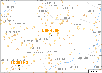 map of La Palma