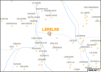 map of La Palma