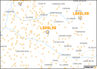 map of La Palma