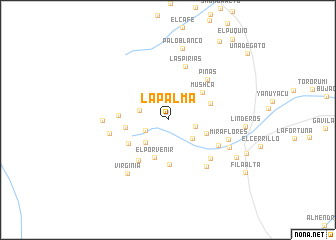 map of La Palma