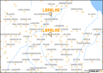 map of La Palma