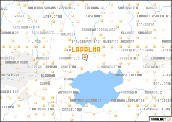 map of La Palma