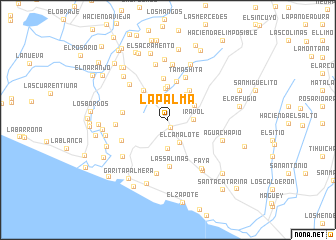 map of La Palma