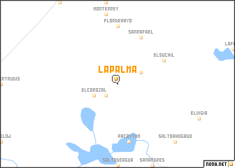 map of La Palma