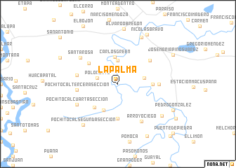 map of La Palma