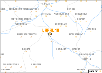 map of La Palma