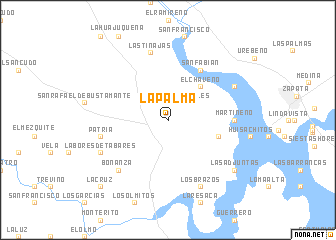 map of La Palma