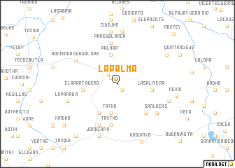 map of La Palma