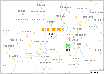 map of La Palmeras