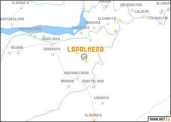 map of La Palmera