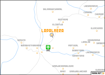 map of La Palmera