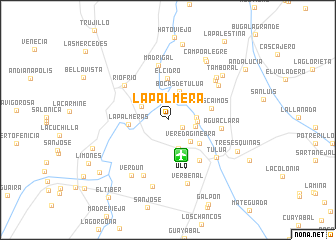 map of La Palmera