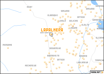 map of La Palmera