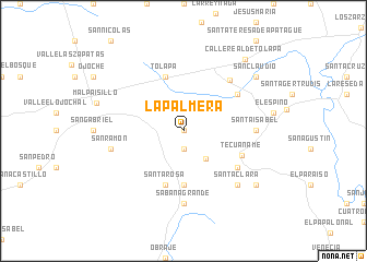 map of La Palmera