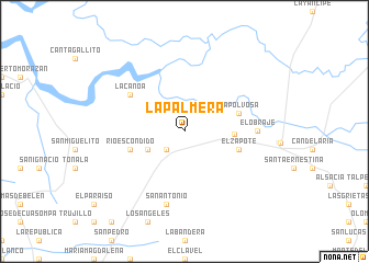 map of La Palmera