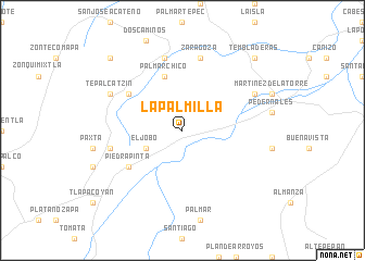 map of La Palmilla