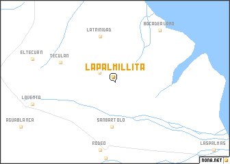 map of La Palmillita