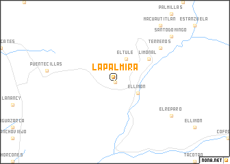 map of La Palmira