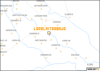 map of La Palmita Abajo