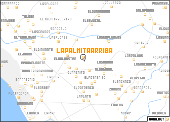 map of La Palmita Arriba