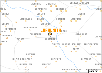 map of La Palmita